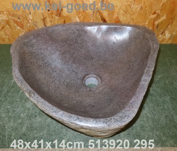 natuurstenen wastafel voor de badkamer