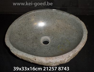 wasbak van een kiezelsteen