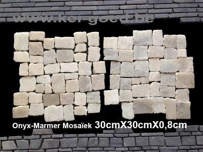 tegelmatten onyx marmer