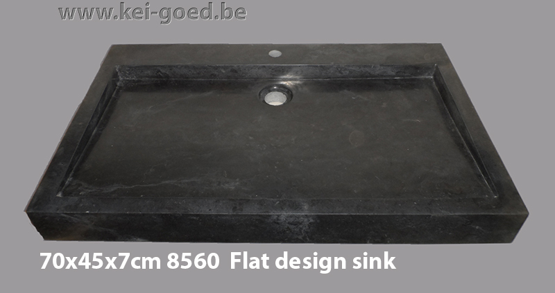 plat design marmer wastafel