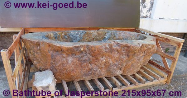 Jasper stone bathtube