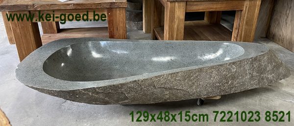 Granite long sink made of natural stone river stone