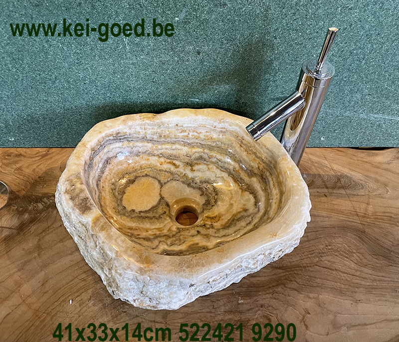 washbasin made of Onyx Marble